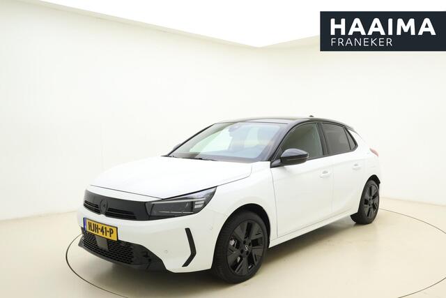 Opel e-Corsa Electric Long Range GS 51 kWh | Navigatie | Stoel & Stuurverwarming | Keyless | 17" Lichtmetalen velgen | Zwart dak | DAB Radio