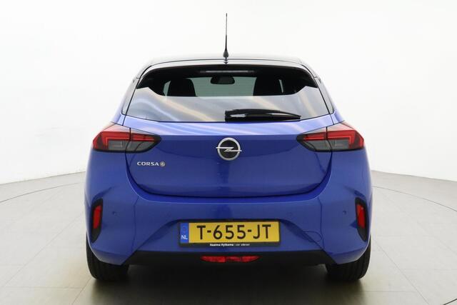 Opel e-Corsa 50 kWh 136pk GS | Navigatie | Warmtepomp | Camera | Climate Control | Lichtmetalen velgen | Parkeersensoren | Privacy glass | Zwart dak | Sportieve uitvoering