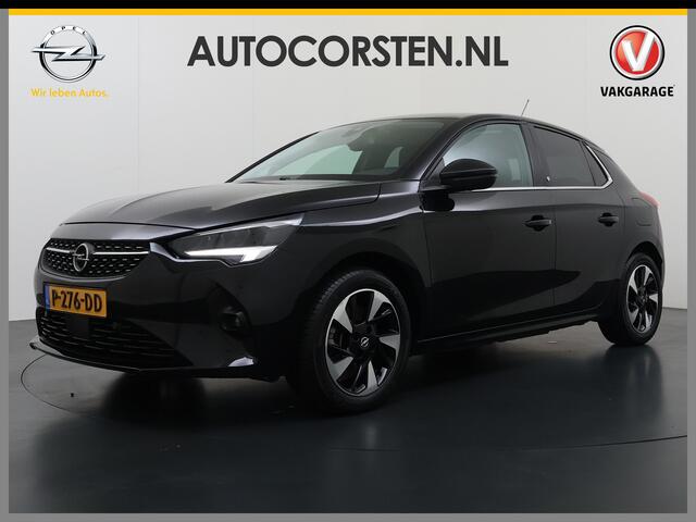 Opel e-Corsa Elegance 50 kWh SOH 93% Navi Ecc 360°Camera Apple Carplay Android Auto Cruise Control Pdc Dodehoek detectie Keyless Draadloze telefoonlader Privacy Glas Lmv Isofix Led Regen-Lichtsensor Lane Assist Origineel Nederlandse Auto Zeer compleet!