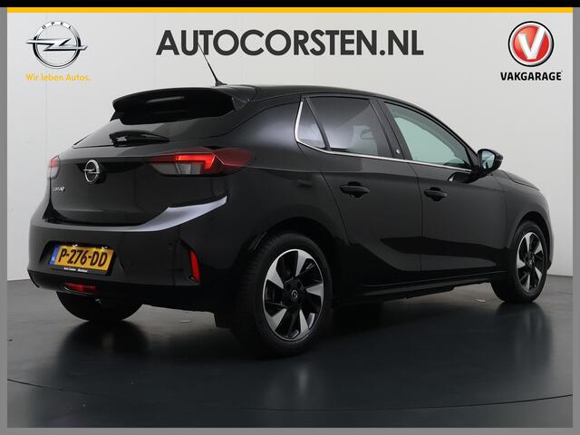 Opel e-Corsa Elegance 50 kWh SOH 93% Navi Ecc 360°Camera Apple Carplay Android Auto Cruise Control Pdc Dodehoek detectie Keyless Draadloze telefoonlader Privacy Glas Lmv Isofix Led Regen-Lichtsensor Lane Assist Origineel Nederlandse Auto Zeer compleet!