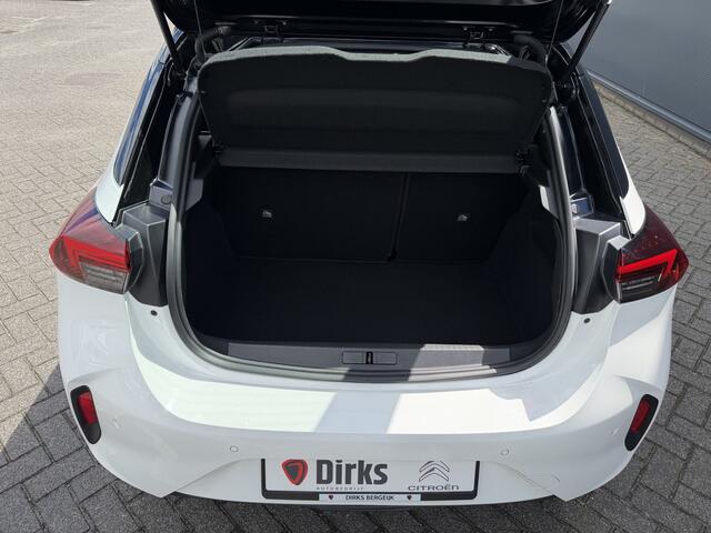 Opel e-Corsa Electric Ultimate 50 kWh (Camera - LED - Automatische Airco - Alcantara - Stoel-/- Stuurverwarming - Navigatie via APP - Parkeersensoren V+A - Two Tone - Dodehoekdetectie)