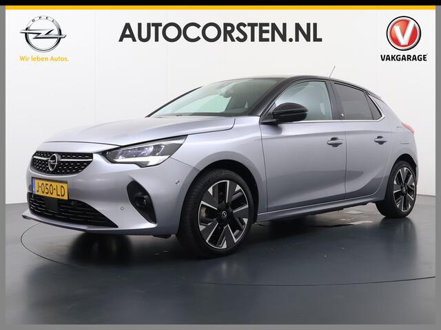 Opel e-Corsa Elegance 50kWh SOH 92% 3-Fase Adap.Cruise Stoel+Stuurverwarming 360°Camera Apple Carplay Android Auto Navi Ecc Pdc Lmv 17" Led Privacy Glas Bluetooth Regen-Lichtsensor Lane Assist Isofix Origineel Nederlandse Auto