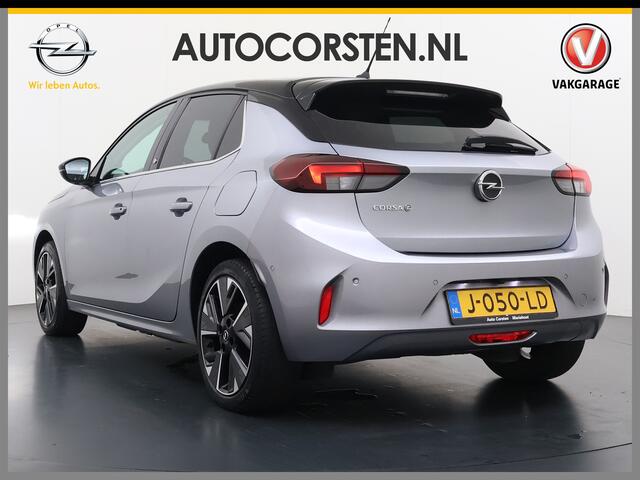 Opel e-Corsa Elegance 50kWh SOH 92% 3-Fase Adap.Cruise Stoel+Stuurverwarming 360°Camera Apple Carplay Android Auto Navi Ecc Pdc Lmv 17" Led Privacy Glas Bluetooth Regen-Lichtsensor Lane Assist Isofix Origineel Nederlandse Auto