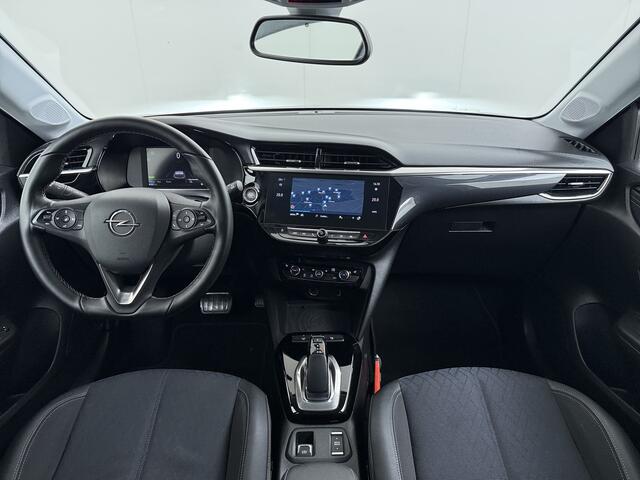 Opel e-Corsa Elegance 50kWh SOH 92% 3-Fase Adap.Cruise Stoel+Stuurverwarming 360°Camera Apple Carplay Android Auto Navi Ecc Pdc Lmv 17" Led Privacy Glas Bluetooth Regen-Lichtsensor Lane Assist Isofix Origineel Nederlandse Auto