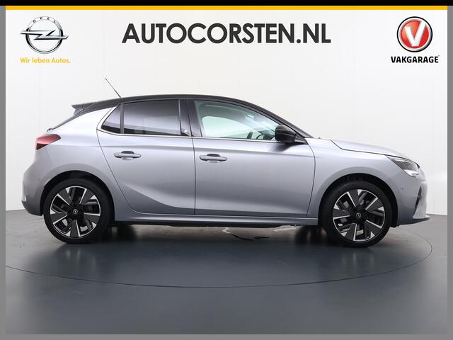 Opel e-Corsa Elegance 50kWh SOH 92% 3-Fase Adap.Cruise Stoel+Stuurverwarming 360°Camera Apple Carplay Android Auto Navi Ecc Pdc Lmv 17" Led Privacy Glas Bluetooth Regen-Lichtsensor Lane Assist Isofix Origineel Nederlandse Auto