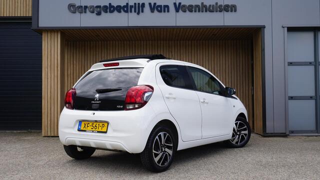 Peugeot 108 1.0 e-VTi 72pk Allure TOP! 5Drs Cabrio Automaat Groot Scherm Keyless Clima A-Camera 15inch LM NL auto! 68385km!