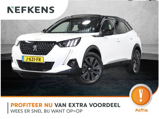 Peugeot 2008 1.2 130PK GT-Line | AppleCarplay/Android Auto | Schuifkanteldak | Keyless | Cruise Control | Climate Control | Camera | FULL LED | Two-Tone | Sfeerverlichting | Isofix | Privacy Glass |
