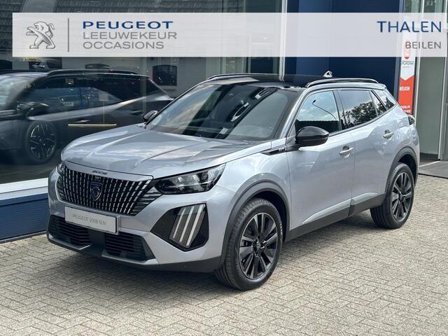 Peugeot 2008 1.2 Hybrid 145 GT | Automaat | Navigatie | 360 Graden Camera | 18 Inch Evissa | Keyless Entry | Full LED Verlichting | Zwart Dak | Dode Hoek Detectie | Cruise Control Adaptief | Climate Control | Hoge Zitpositie.