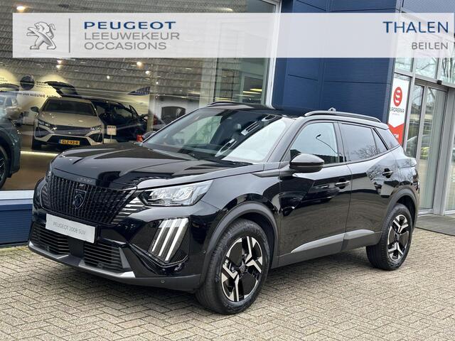 Peugeot 2008 1.2 Hybrid 145 PK Allure Trekhaak afneembaar | Hybride Elektrisch rijden met Automaat | Navigatie | Parkeercamera | 360 graden Camera | LED Verlichting | Apple Carplay/Android Auto | Lichtmetalen Velgen | Cruise & Climate Control |
