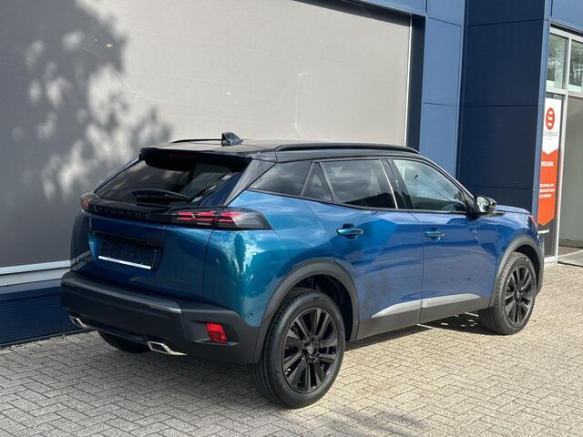 Peugeot 2008 1.2 Hybrid 145 GT | Automaat | Navigatie | 360 Graden Camera | 18 Inch Evissa | Keyless Entry | Full LED Verlichting | Zwart Dak | Dode Hoek Detectie | Cruise Control Adaptief | Climate Control | Hoge Zitpositie.