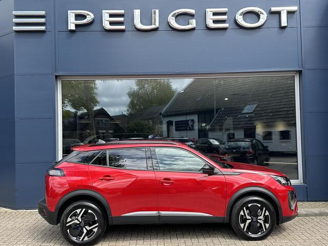 Peugeot 2008 1.2 Hybrid Automaat 145 PK Allure | ¤ 7.000 DEMO VOORDEEL | Hybride Elektrisch rijden met Automaat | Parkeercamera 360 graden | Stoelverwarming | LED Verlichting | Navigatie via Telefoon | 17" Lichtmetalen Velgen | Cruise & Climate Control | Dode Hoek Bew