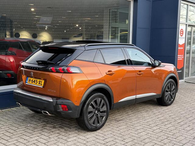 Peugeot 2008 1.2 Turbo 130 PK GT-Line | Panorama Schuif-Kanteldak | Navigatie via Telefoon | Stoelverwarming | Cruise Control | Full LED Verlichting | Keyless Start | 18" Lichtmetalen Velgen EVISSA | Climate Control | Camera | Parkeersensoren |