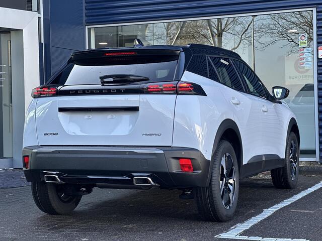 Peugeot 2008 1.2 Hybrid 145 GT | Alcantara | Stoelmassage/-verwarming | Keyless Entry/Start | Full LED | Climate Control | Adaptive Cruise Control | Apple Carplay/Android Auto | Navigatie | Draadloze telefoonlader | Dodehoek | Parkeercamera/-sensoren |