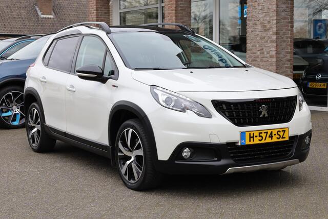 Peugeot 2008 1.2 PureTech GT-Line TREKHAAK HALF-LEER CARPLAY DAB CAMERA CRUISE CLIMA NAVI PDC 17''LMV