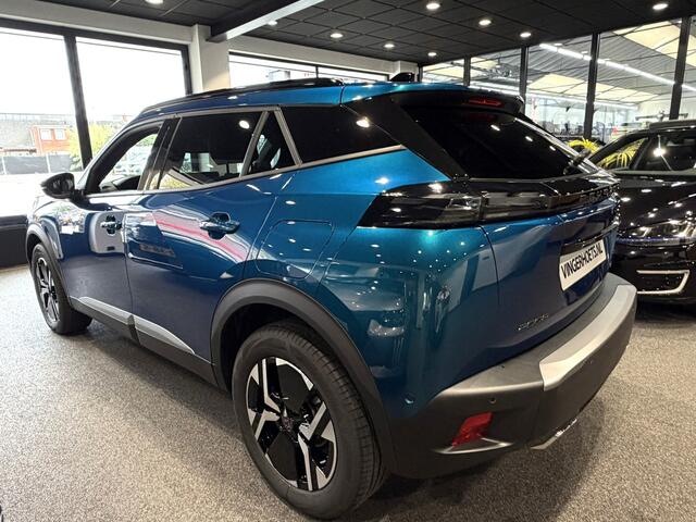 Peugeot 2008 1.2 Hybrid 145 Pk Allure * Navigatie * Keyless Open & Start * Dodehoekbewaking * Camera voor & Achter * Ckimate & Adaptive Cruise Control * Vingerhoets; Vierde Generatie Eersteklas Service. Al meer dan 100 jaar een begrip in de Brabantse Kempen.