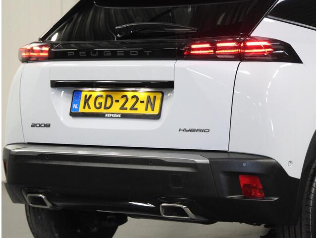 Peugeot 2008 1.2 Hybrid 145PK Allure | 1ste eigenaar | AppleCarPlay/AndroidAuto | Climate Control | Adaptief Cruise Control | 360'Camera | Keyless | FULL LED | Navigatie | LMV | Parkeersensoren | Privacy Glass | Isofix |