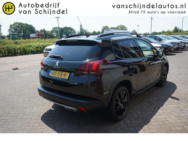 Peugeot 2008 1.2 PURETECH GT-LINE LUXE KEURIGE NETTE STAAT ORIGINEEL NL PANORAMADAK CAMERA 1/2LEDER ANDROID/APPLECARPLAY NAVI ECC AIRCO CRUISECONTROL PDC 17INCH LMV BLUETOOTH ENZ...