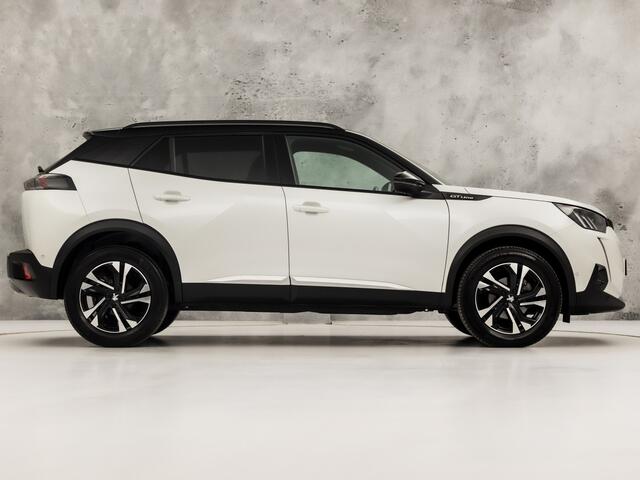 Peugeot 2008 1.2 PureTech GT-Line Automaat (APPLE CARPLAY, GROOT NAVI, 360 CAMERA, LEDER, SPORTSTOELEN, GETINT GLAS, CRUISE, LANE ASSIST, NIEUWSTAAT)