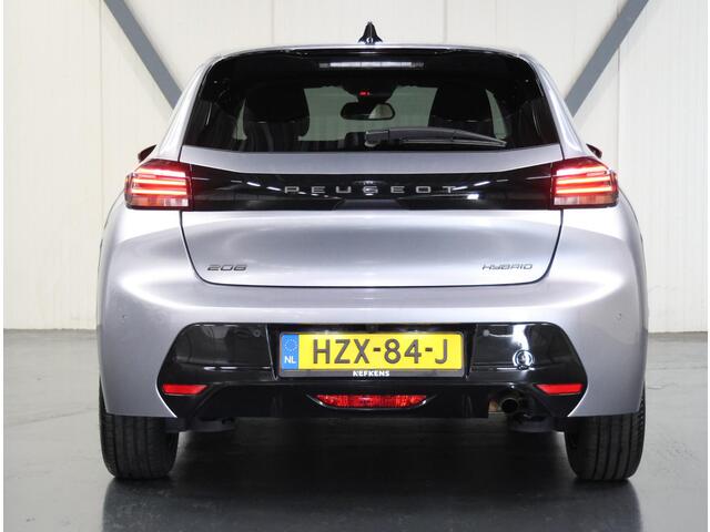 Peugeot 208 Hybrid 100PK e-DCS6 Allure | AppleCarplay/Android Auto | Camera | Parkeersensoren | FULL LED | Voorstoelen Verwarmd | Keyless | Climate Control | Adaptive Cruise Control | 16" LMV | Isofix | Privacy Glass |