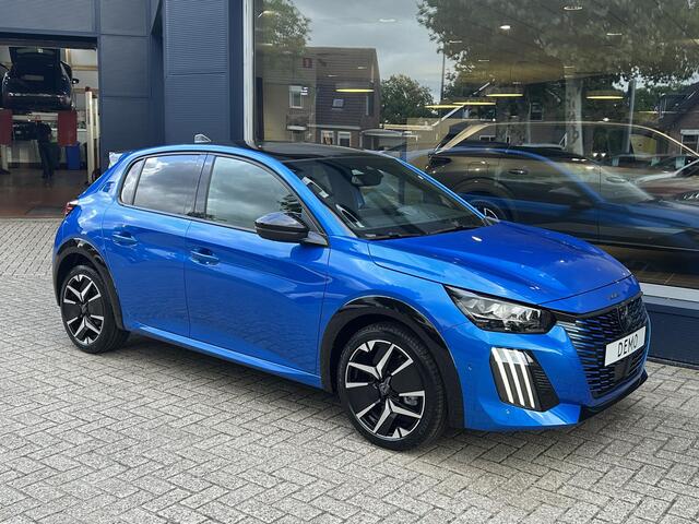 Peugeot 208 1.2 Hybrid 145 e-DCS6 GT | Meest Complete Uitvoering | Glazen Panoramadak | Navigatie | 360 Graden Camera | Dode Hoek Detectie | Climate Control | Keyless Entry & Start | Cruise Control | Sportstoelen | 17" Lichtmetalen Velgen | Full LED Verlichting | Par