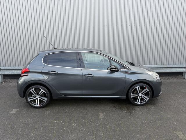 Peugeot 208 1.2 PureTech GT-line 133Dkm.NAP, H/Leer, Clima, Navi, CC, PDC & Cam, LM, nw. APK - Inruil Mogelijk -