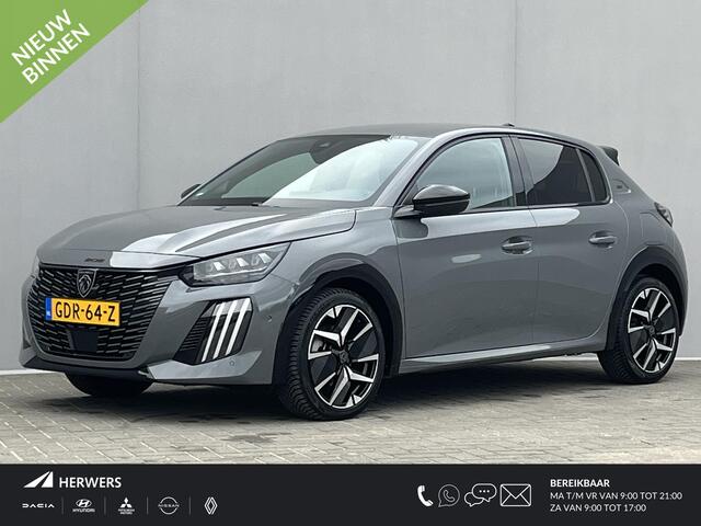 Peugeot 208 Hybrid 136 e-DCS6 GT / Adaptieve Cruise Control / Navigatie-pakket / Parkeersensoren Voor & Achter / Apple Carplay/Android Auto / Parkeercamera Voor & Achter / Climate Control / Dodehoekdetectie /