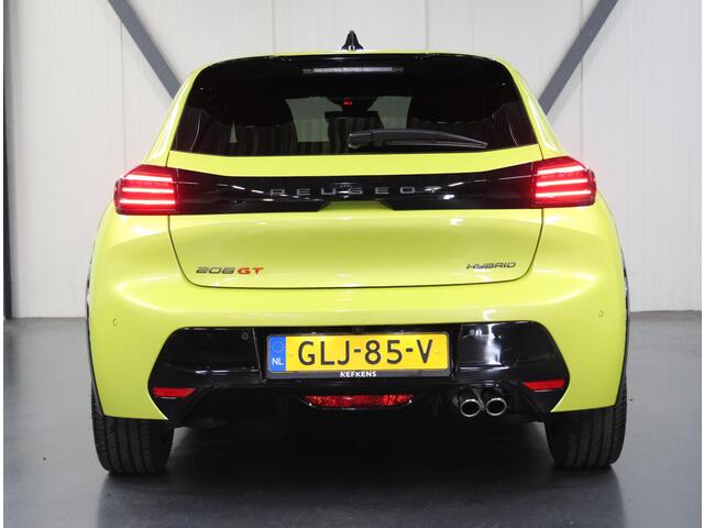 Peugeot 208 Hybrid 136PK e-DCS6 GT | AUTOMAAT | 1ste eigenaar | Stoelverwarming | Dodehoekdetectie | 360'Camera | LEER/Alcantara | Adaptive Cruise Control | Climate Control | Parkeersensoren | FULL LED | Sfeerverlichting | Isofix | Privacy Glass |