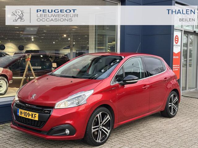 Peugeot 208 1.2 Turbo 110 PK GT-Line 6-Bak | 1e Eigenaar Volledig Dealer Onderhouden | Sportieve GT Uitvoering | Navigatie | Parkeercamera | 17" Lichtmetalen Velgen | Cruise Control | Climate Control | Apple Carplay & Android Auto | Parkeersensoren | Half Lederen Bek