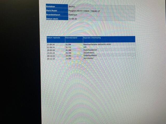 Peugeot 208 e-208 GT 350 50 kWh - Digitaal Cockpit, Carplay, Navi, Half Leer, Camera, Stoelverw.