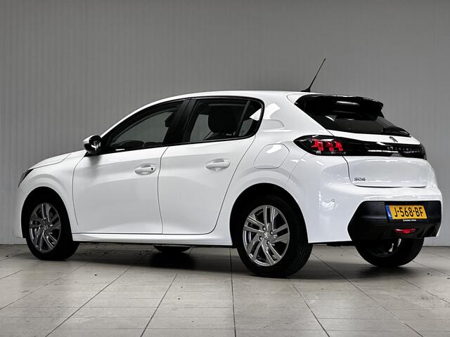 Peugeot 208 1.2 PureTech Blue Lease Active/ LED Koplampen/ Camera/ 16''LMV/ Apple+android/ Clima/ Navi/ Cruise/ Bluetooth/ Multi.LEDER.Stuur/ Elek.Pakket/ Isofix/ PDC Achter.
