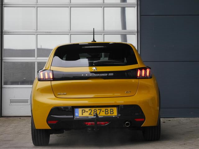Peugeot 208 1.2 PureTech GT | Lage km.stand | Keyless start | Full led | 17 inch lichtmetalen velgen | Trekhaak | Parkeersensoren voor en achter | Achteruitrijcamera | Climate control | Cruise control