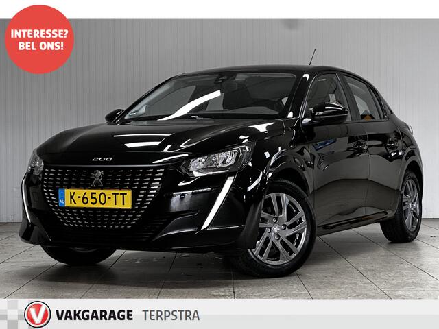 Peugeot 208 1.2 PureTech Blue Lease Active/ 16'' LMV/ LED Koplampen/ Lane-Assist./ Apple + Android/ DAB+/ Navi/ Airco/ Cruise/ Elek. pakket/ Isofix/ Bluetooth/ Multi. Stuur/ PDC.
