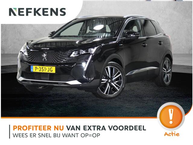 Peugeot 3008 225PK HYbrid GT | AUTOMAAT | AppleCarPlay/AndroidAuto | Navigatie | Alcantara | FOCAL | Adaptive Cruise Control | Keyless | Stoelverwarming | FULL LED | Camera | Virt.Cockpit | Isofix | Privacy Glass | Elektrische Klep |