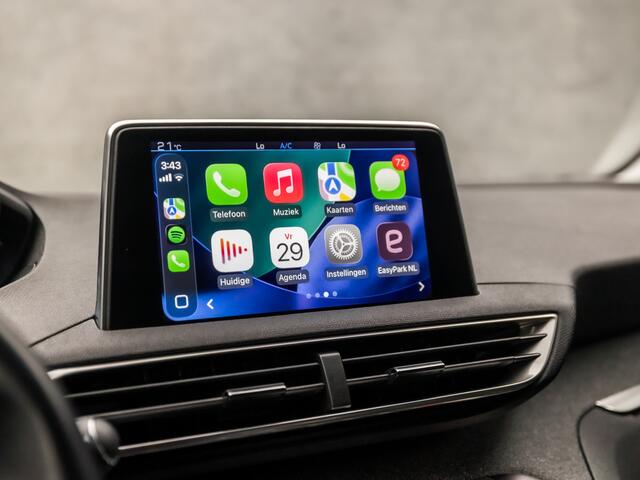 Peugeot 3008 1.2 PureTech Sport Automaat (APPLE CARPLAY, GROOT NAVI, LEDER, KEYLESS, ADAPTIVE CRUISE, 360 CAMERA, SPORTSTOELEN, TREKHAAK, GETINT GLAS, NIEUWSTAAT)