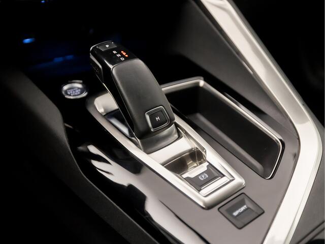 Peugeot 3008 1.2 PureTech Sport Automaat (APPLE CARPLAY, GROOT NAVI, LEDER, KEYLESS, ADAPTIVE CRUISE, 360 CAMERA, SPORTSTOELEN, TREKHAAK, GETINT GLAS, NIEUWSTAAT)