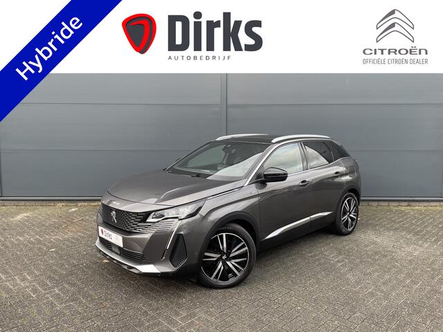 Peugeot 3008 225pk HYbrid GT Pack (Elektrisch schuifdak - Leder incl verwarming/massage/ geheugen - Focal Electra - NightVision - 360gr Camera - Elektrische Klep - Adaptieve Cruise Controle - Keyless Entry)