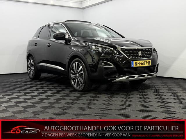 Peugeot 3008 1.2 PureTech GT Line Pano, Half leder, 360 Camera, Navi, Keyless start, Elektrische achterklep, Cruise control, Lichtmetalen velgen