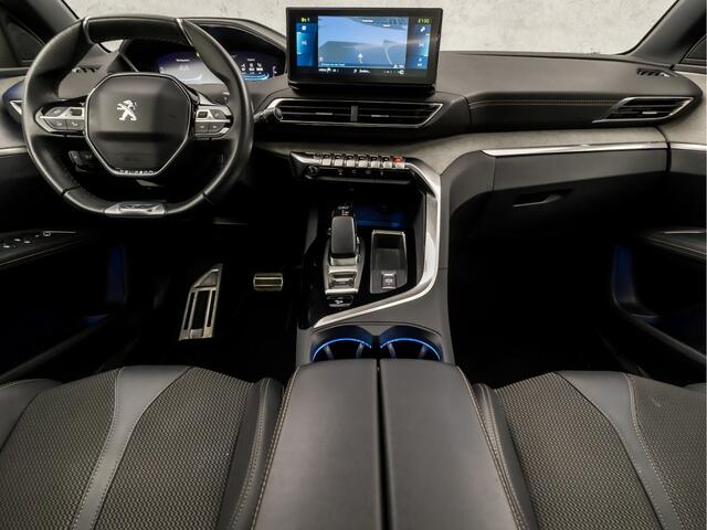 Peugeot 3008 1.6 HYbrid4 300 GT Automaat (PANORAMADAK, APPLE CARPLAY, GROOT NAVI, LEDER, SPORTSTOELEN, ADAPTIVE CRUISE, GETINT GLAS, SFEERVERLICHTING, NIEUWSTAAT)