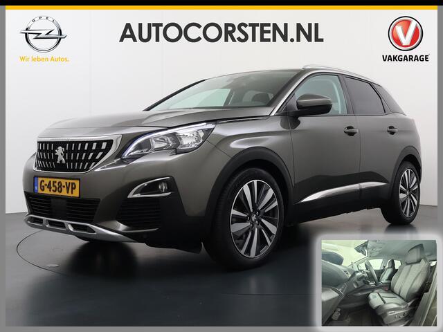 Peugeot 3008 131PK AUT-8 Navi 360°Camera Elektr.-Stoel+Geheugen Apple Carplay Android Trekhaak Ergo-Comfort Stoelen Memory Ecc Cruise Control Pdc Blue Premium Pack City Stoelverwarming Lmv Keyless Bluetooth Visio park 1 Privacy Glas Verkeersbord detectie 1e Eigenaar O