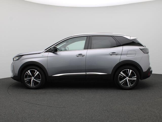 Peugeot 3008 1.6 HYbrid4 GT Pack Business 300PK SOH 100%, Pano-Schuifdak, Keyless, Adaptieve Cruise Controle, Elektrische Achterklep, 360gr. Camera, Stoelverwarming, 17" LM Velgen
