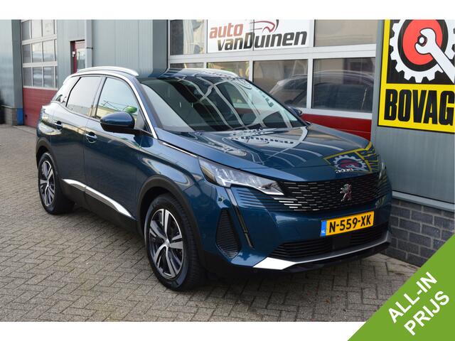 Peugeot 3008 1.2 PureTech Blue Lease Allure O.a; Trekhaak, PDC, Camera, Carplay, LED, Rijklaar, Etc. All-in prijs!