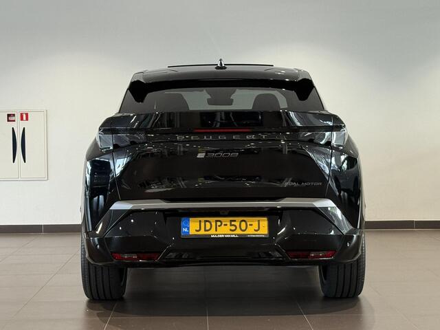 Peugeot 3008 e-3008 Launch Edition EV Dual Motor 73kWh 325pk | SCHUIF/KANTELDAK | NAVI | 360° CAMERA | FOCAL® HI-FI | ELEKTR. A. KLEP | STUUR + STOELVERW. | AGR-STOEL |