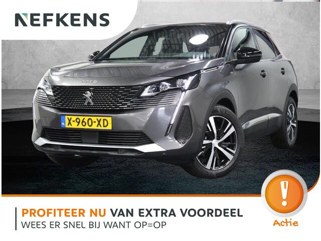 Peugeot 3008 SUV 1.2 136PK Hybrid GT | 1ste eigenaar | AUTOMAAT | AppleCarPlay/AndroidAuto | Adaptive Cruise Control | Camera | Sfeerverlichting | Virt.Cockpit | Keyless | Isofix | Privacy Glass | Parkeersensoren |