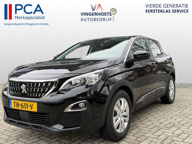 Peugeot 3008 130 Pk Benzine * Luxe Uitvoering * Zwart Lederen Bekleding * Navigatie * Trekhaak * Climate & Cruise Control * L.M. Velgen * Apple Caplay + Android Auto * Distributieriem vervangen 2025 * Vingerhoets; Vierde Generatie Eersteklas Service; Al meer dan 100 j
