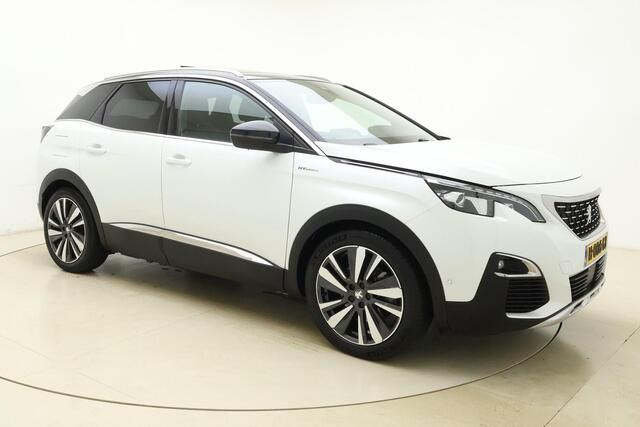 Peugeot 3008 1.6 HYbrid4 300 Première Pack Avantage Design Lederen Stoelen l Elektrisch + Memory + Massage/Verwarmbaar l Schuif-Kanteldak l Camera l PDC l Trekhaak l Apple Carplay/Android Auto l Elektrische kofferbak l Adaptive Cruise l Climate Control l DAB l Draadlo