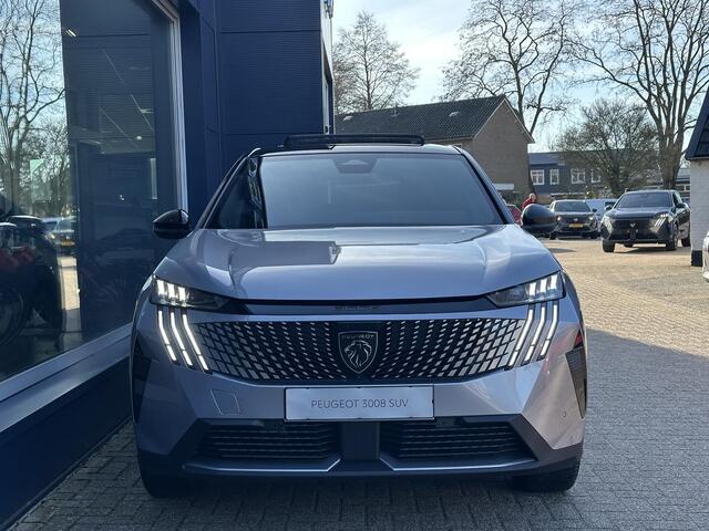 Peugeot 3008 1.2 Hybrid 145 PK GT | Meest Complete Uitvoering | Panorama Schuif-/Kanteldak | FOCAL Audio | Elektrische Kofferklep | Keyless Entry | 360 Graden Camera | Dode Hoek Detectie | Navigatie | Full LED Verlichting | Stoel- Stuur- & Voorruitverwarming | All Sea
