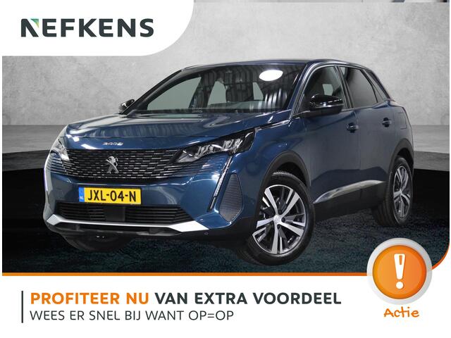 Peugeot 3008 1.6 HYbrid 180pk Allure Pack Business | 1ste eigenaar | AUTOMAAT | Navigatie | Dodehoekdetectie | Camera | 18''LMV | Adaptief Cruise Control | AppleCarPlay/AndroidAuto | Climate Control | Virt.Cockpit | Keyless | Isofix | Privacy Glass | Parkeersensoren |
