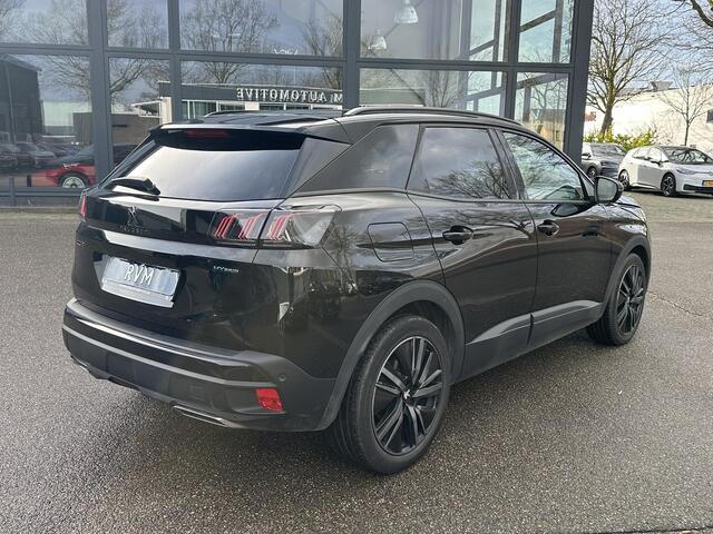 Peugeot 3008 1.6 HYbrid 225 GT Pack Business PANO| BLACK PACK| VAN ¤29.900,- NU VOOR SLECHTS ¤27.877,- Uw LENTEVOORDEEL ¤2.023,-| FOCAL AUDIO| CAMERA VOOR + ACHTER| ADAPTIVE CRUISE| DODE HOEK SENSOR| ELEK. ACHTERKLEP| STOELVERWARMING