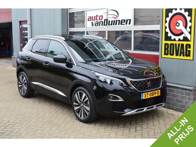 Peugeot 3008 1.2 PureTech GT Line O.a: Pano, Leder, Stoelverw, Camera, PDC, Carplay, Etc. All-in prijs!