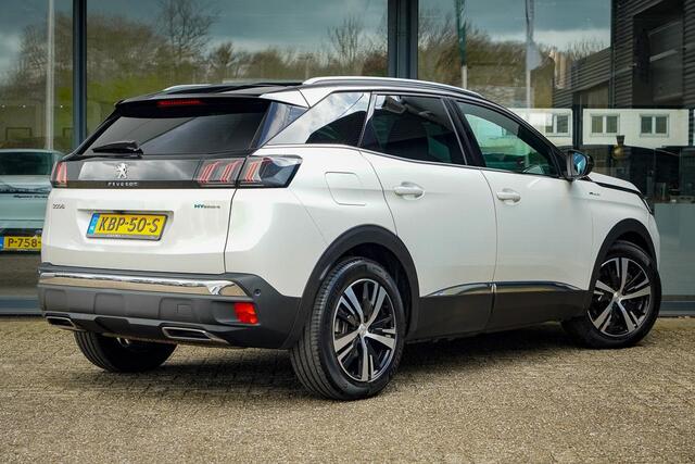 Peugeot 3008 1.6 HYbrid4 300 GT / Dode Hoek / Zwart Dak / Parelmoer Wit / Carplay